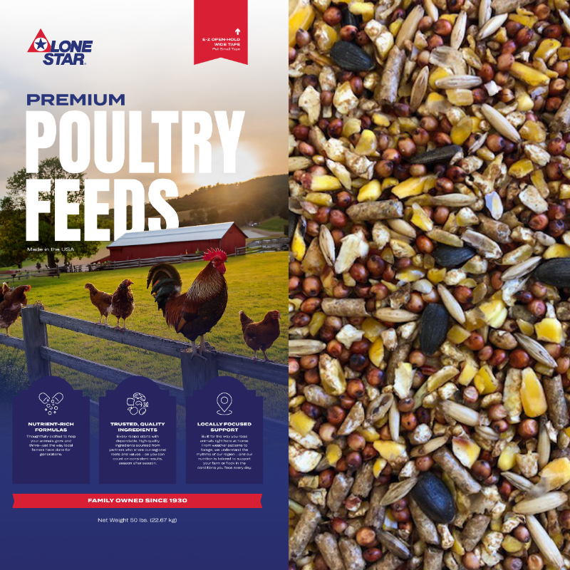 Poultry Feeds bag with feed